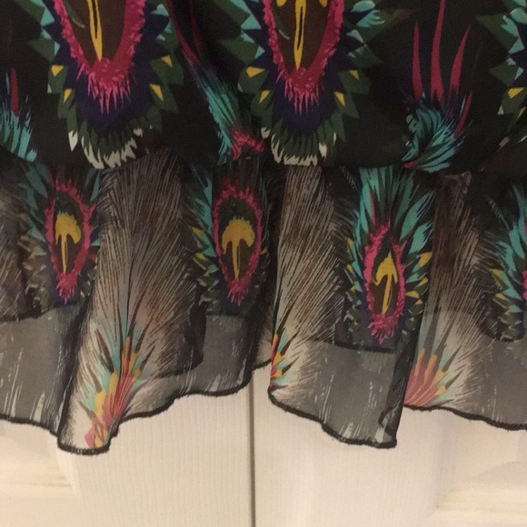 Lilly Lou Peacock Wing Blouse - Picture 7 of 8